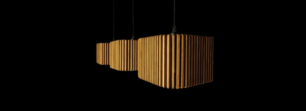 Potrójna lampa do jadalni