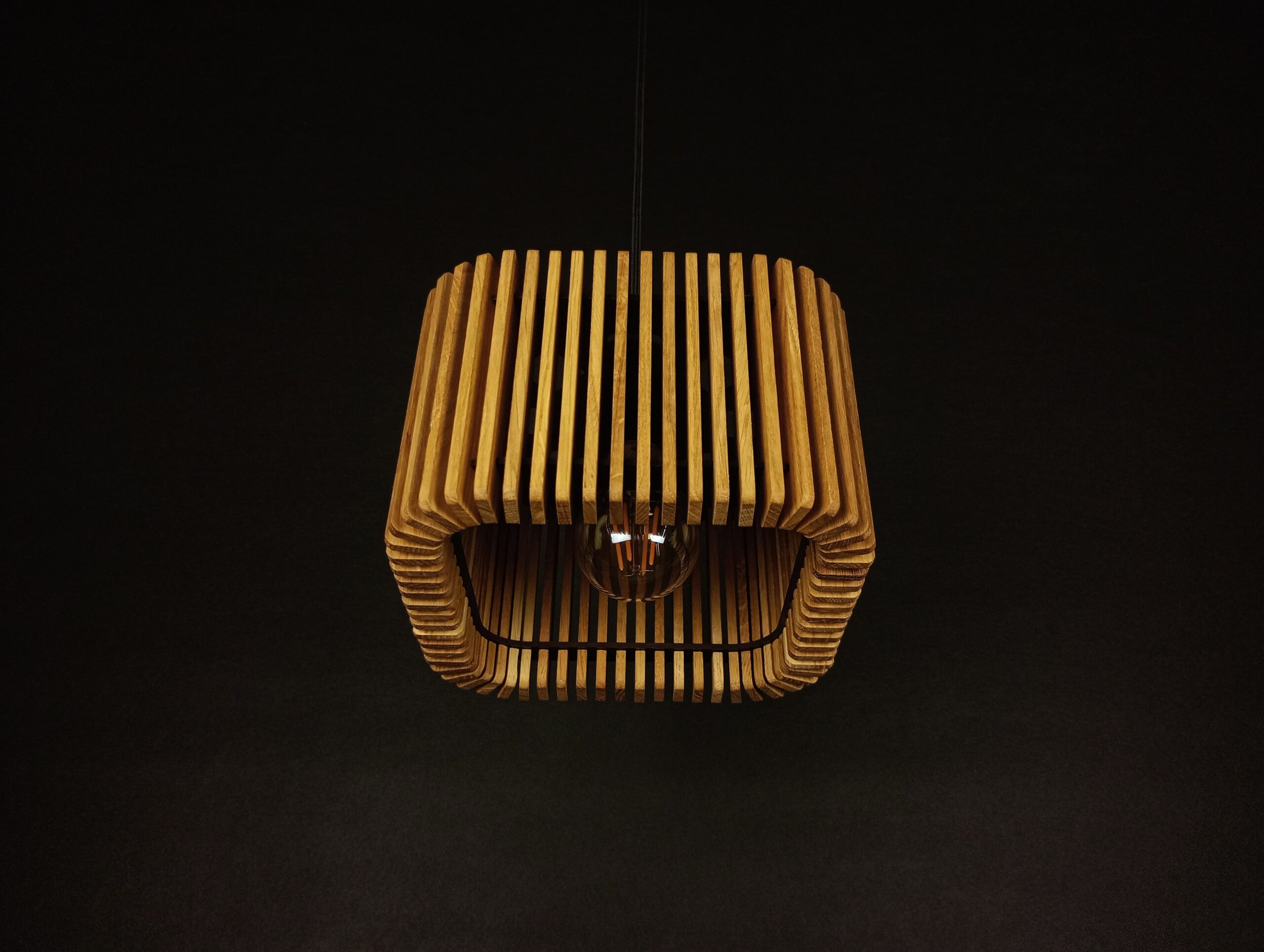 Abażur kwadratowy do lampy wiszącej