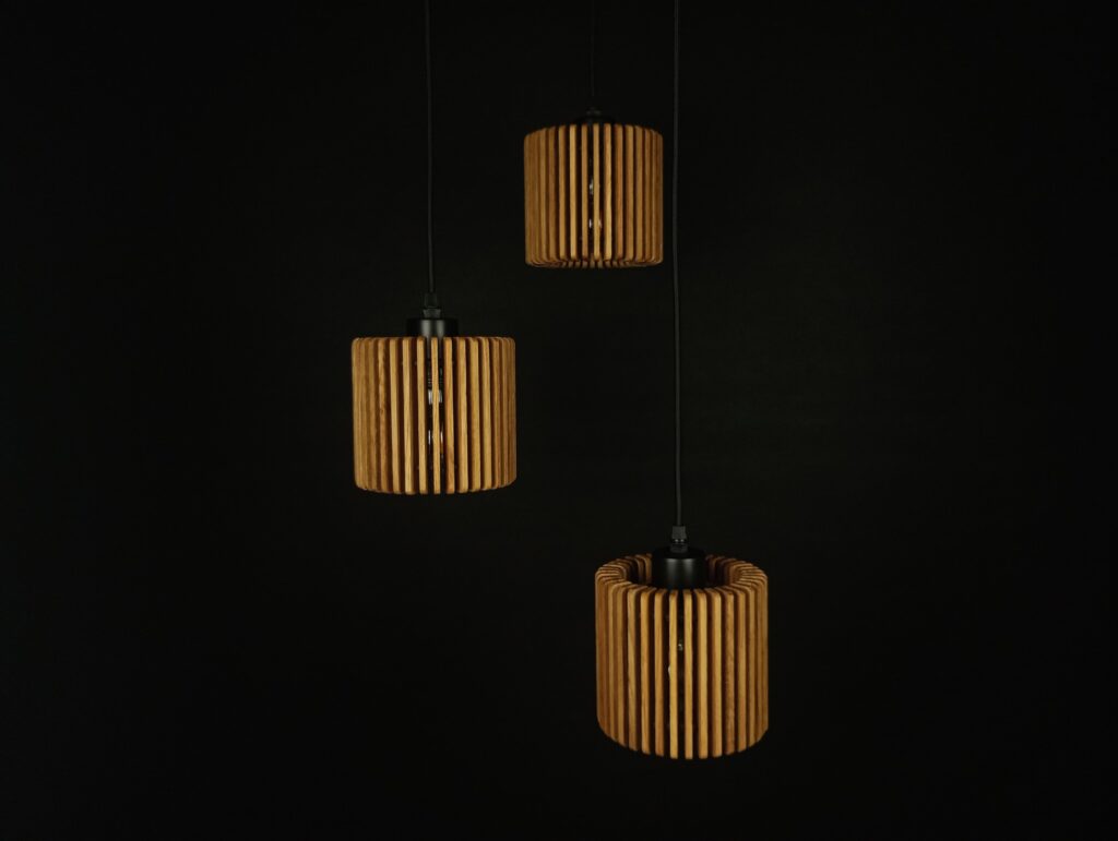 lampa sufitowa wisząca potrójna